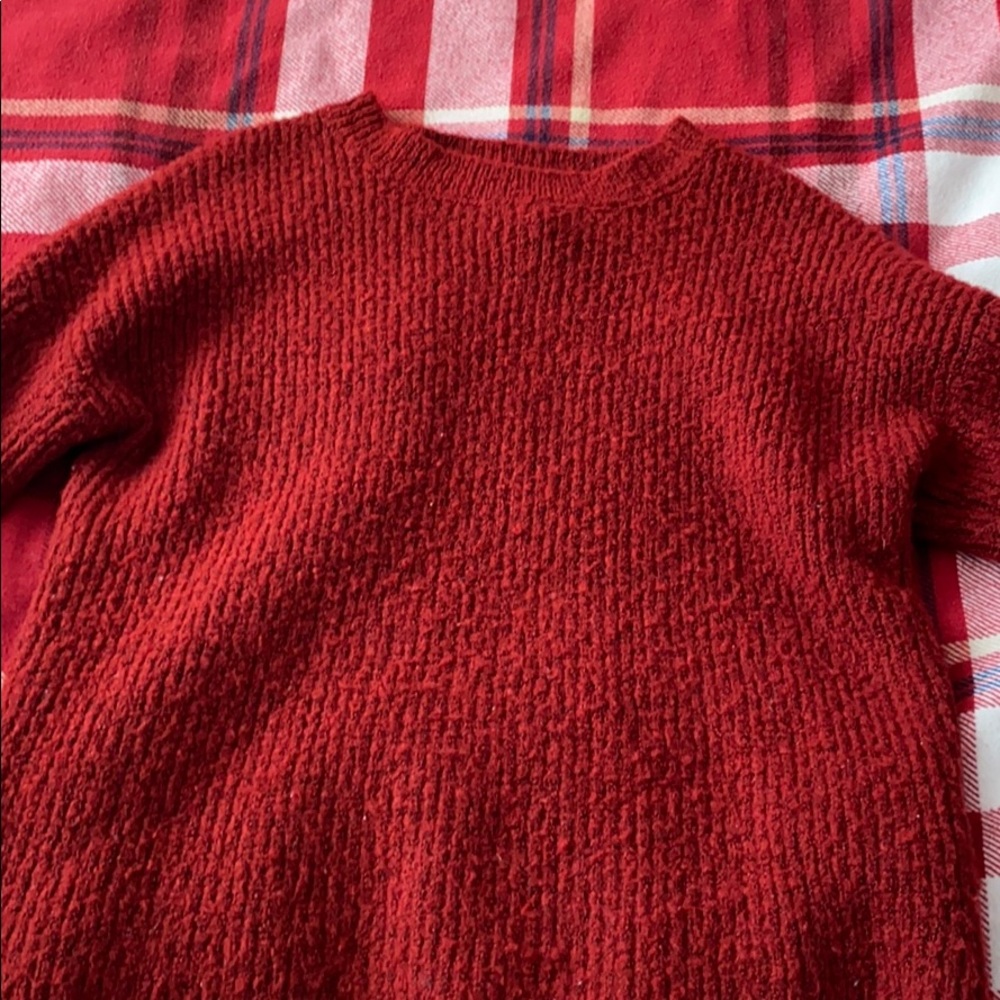 Burgundy Knitted sweater